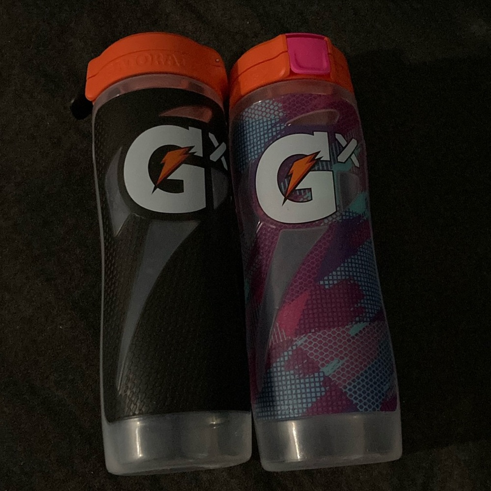 His and her Gatorade bottle